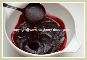 Homemade Black or Red or Wild Raspberry Syrup /Sauce Recipe 