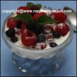 Thanksgiving Recipe Dessert Berries and Cream