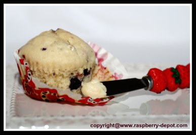 Muffins made with Raspberries, Strawberries and Blueberries Recipe for