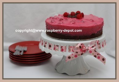 Cake with Raspberries