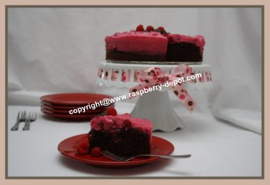 Chocolate Raspberry Cake Using a Store Purchased Cake Mix