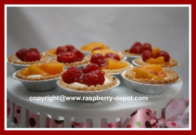 Homemade Fruit Tarts Recipe with Cream Cheese Filling