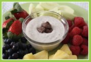 Fruit Dip and Fruit Tray Snack for Easter