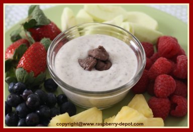 Fruit Dip Recipe made with Sour Cream or Greek Yogurt and Macaroons