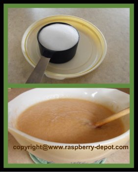 Sweetened Homemade Applesauce