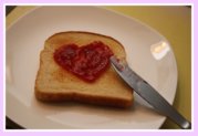 Jam on Toast for Mother's Day Breakfast