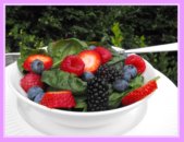 Homemade Spinach Raspberry Salad