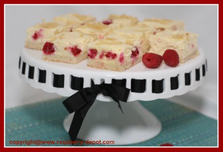 Homemade Raspberry Cream Cheese Squares /Bars