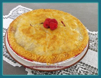 Raspberry Rhubarb Pie