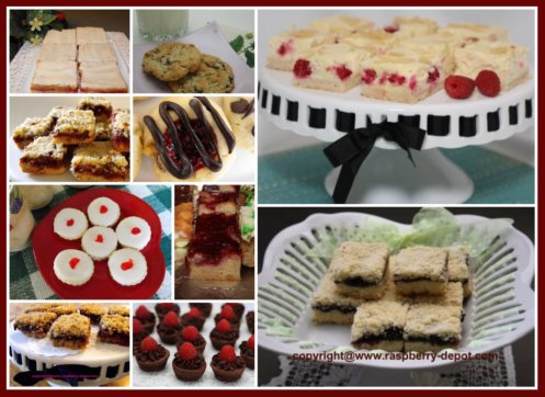 Raspberry Bars Cookies and Squares Homemade