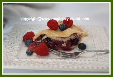 Recipe for Raspberry Blueberry Apple Pie
