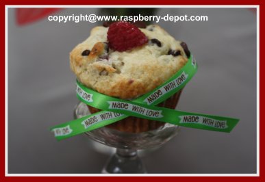 Homemade Raspberry Chocolate Muffins