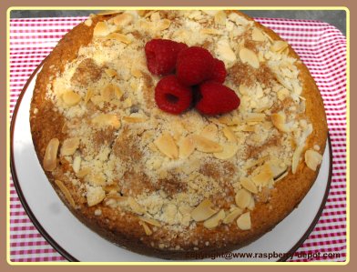 Almond Raspberry Coffee Cake Recipe