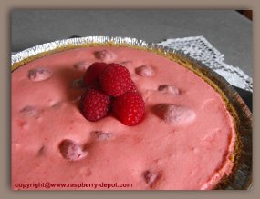 Raspberry Cream Pie Recipe Made