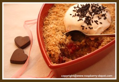 Homemade Raspberry Crisp Recipe