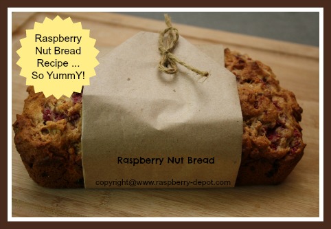 Raspberry Loaf with nuts, pears, fresh raspberries