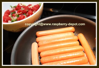 Make Homemade Raspberry Relish, Fruit Relish for Hot Dogs