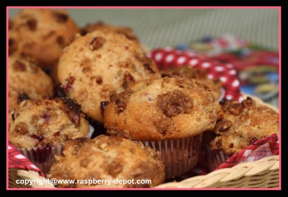 Fresh Raspberry Rhubarb Muffins Recipe