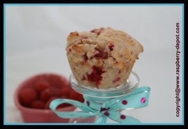 Homemade Strawberry Raspberry Muffins Recipe made with Fresh OR Frozen Berries