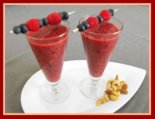Raspberry Smoothie Drinks for Valentine's Day
