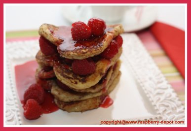 Raspberry Sauce on French Toast Recipe to Make Seedless Raspberry Sauce