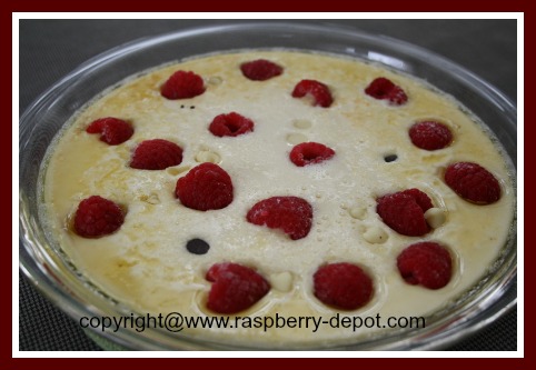 Making Dutch Babies with Chocolate and Raspberries