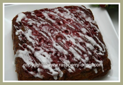 Homemade Raspberry Upside Down Cake from Scratch