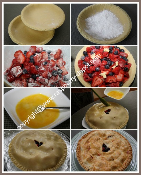 How to Make a Triple (Mixed) Berry Pie with Fresh Berries