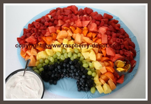Baby shop fruit platter