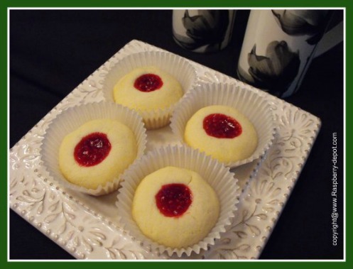 Homemade Raspberry Tarts, Raspberry Almond Tarts with Jam Centers