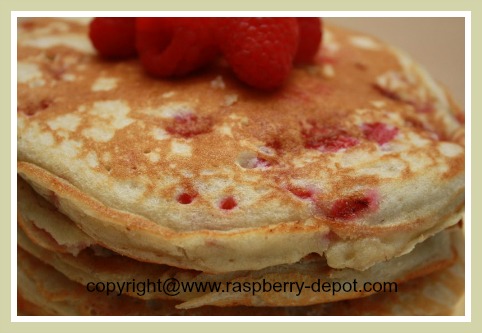 Buttermilk Raspberry Pancakes