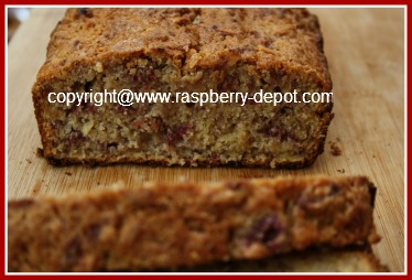 Raspberry Quick Bread Raspberry Apple Loaf