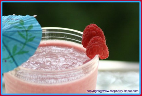 Raspberry Pineapple Strawberry Smoothie