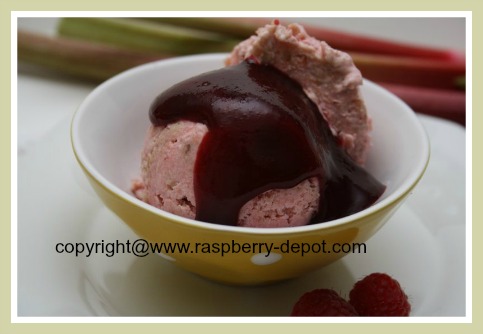Raspberry Syrup for Ice Cream Topping