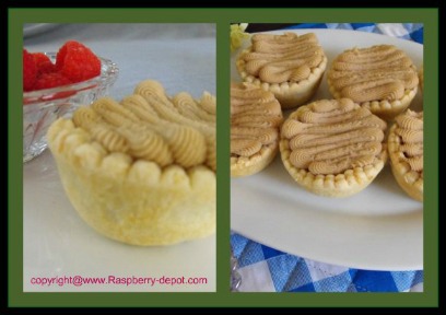 Raspberry Tarts with Maple