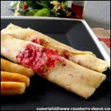 Thanksgiving Recipe Dutch Pancakes with Raspberries