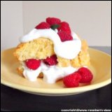 Thanksgiving Recipe Raspberry Shortcake